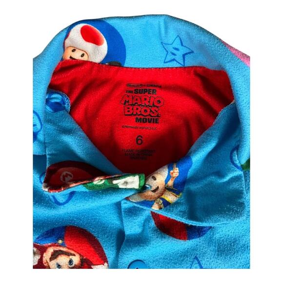 Unisex Pajama Sets Mario Bros Size 6 Outdoor Kids Red & Black Plaid Size 5 Used - Picture 14 of 14